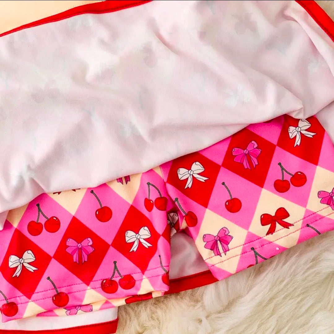 Cherry Skort Set Small