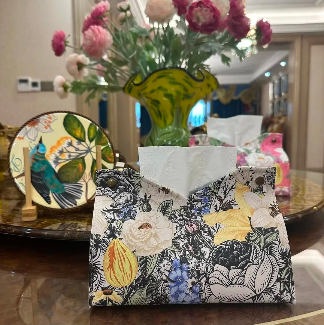Watercolor Tissue Box