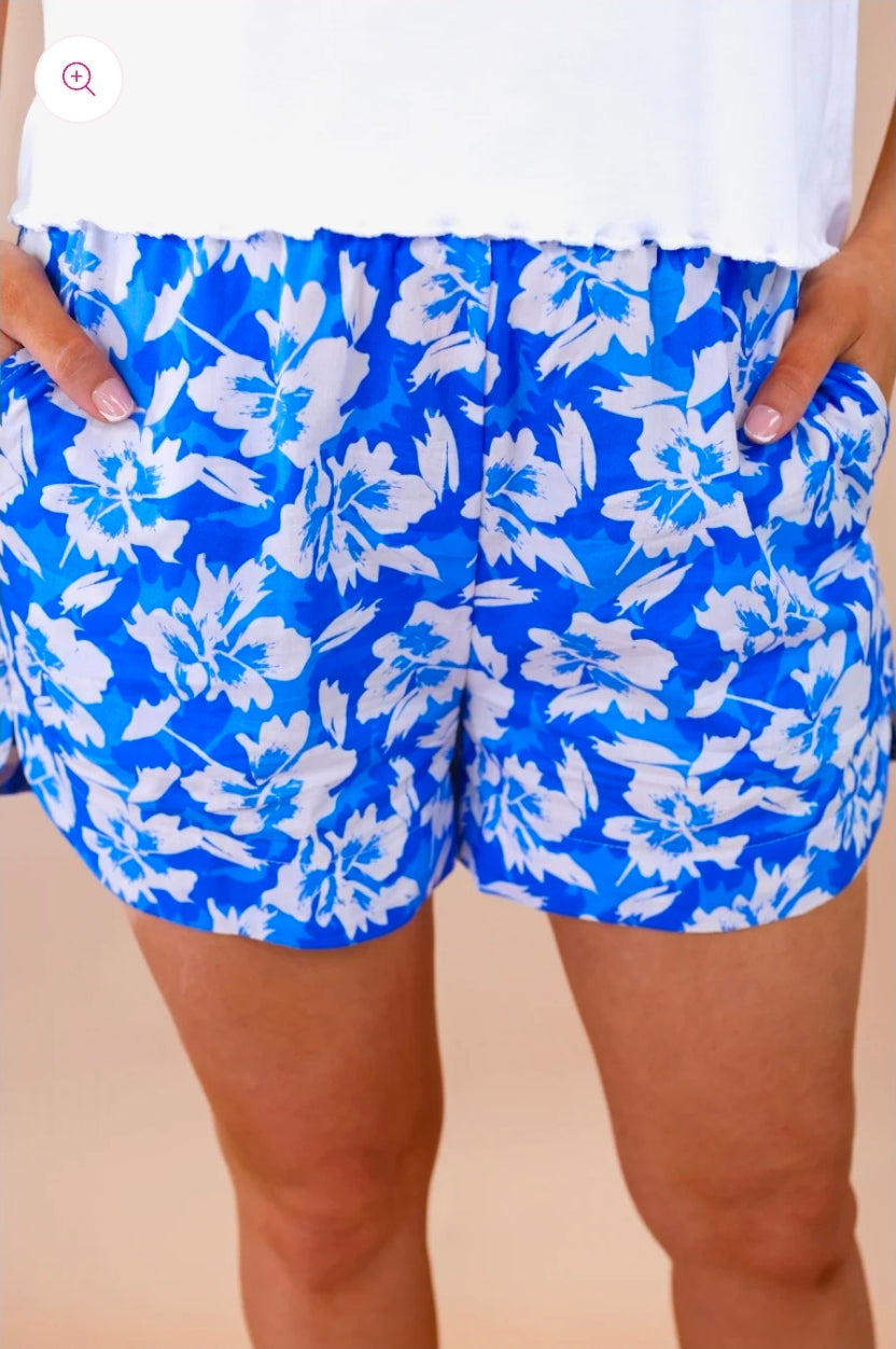 Charley Casual Shorts Ocean Blue
