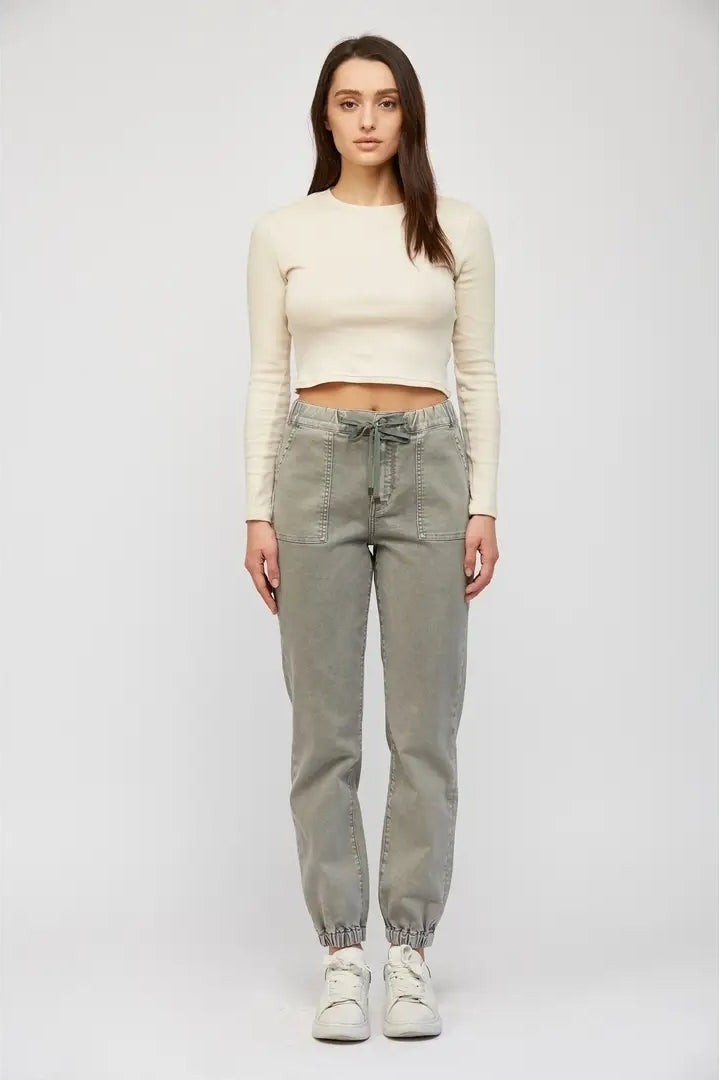 Micah Denim Jogger Ash Grey