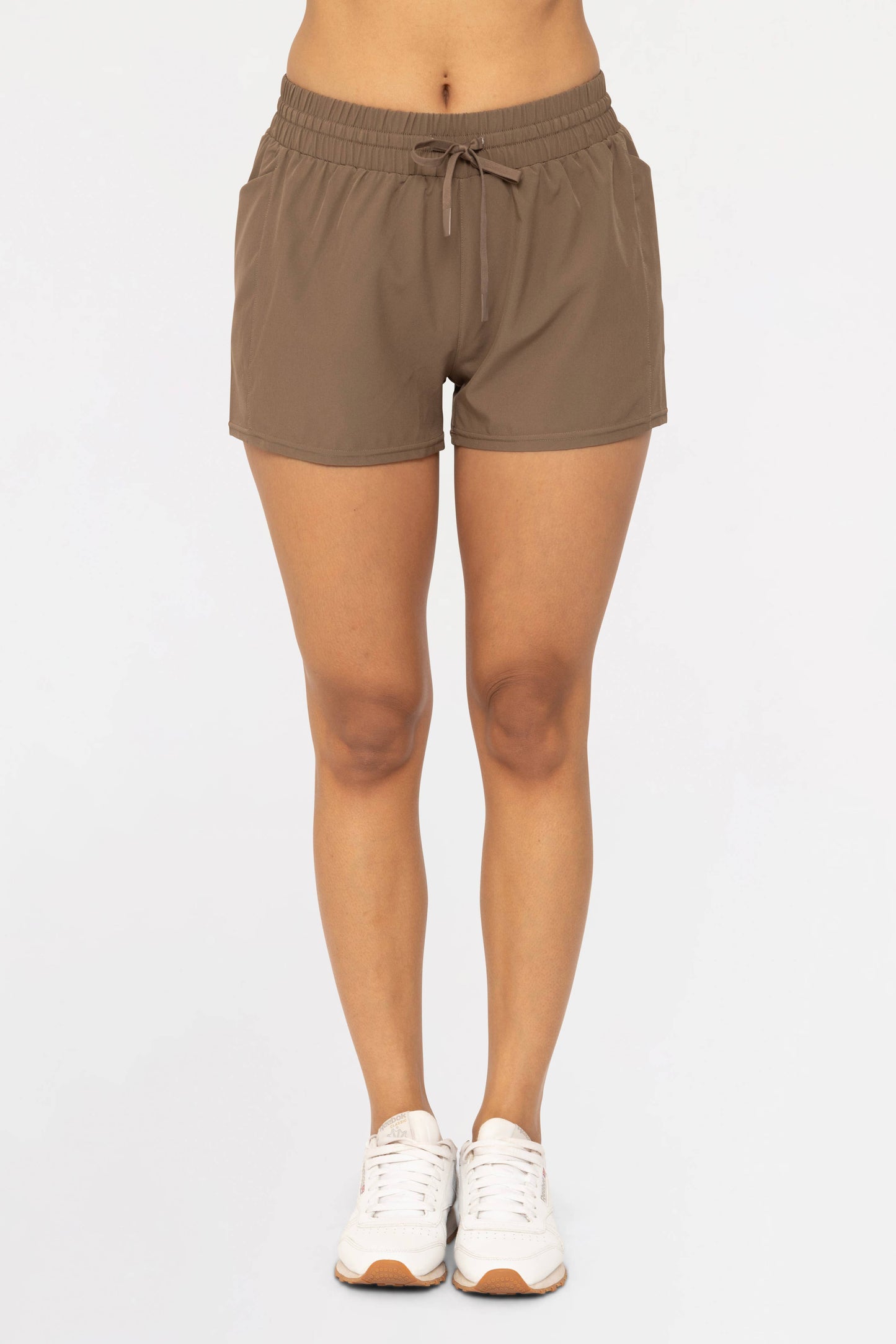 Drawstring Pocket Athleisure Shorts