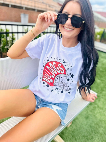 Custom Starry Helmet Graphic Tee