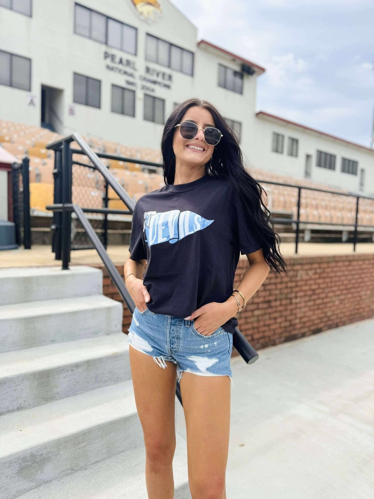 Custom Watercolor School Banner Graphic Tee