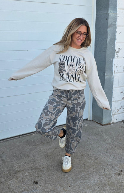 Colby Camo Barrel Jeans