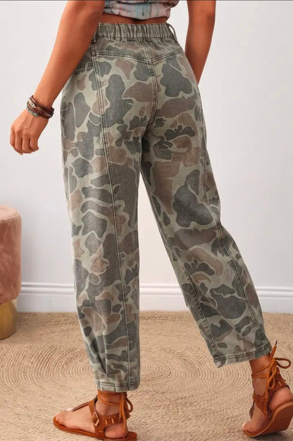 Colby Camo Barrel Jeans