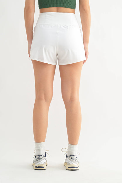 Crossover Waist Running Shorts