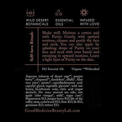 Purity / Perfectly Clear Skin Tonic: 1/2 oz Try It Size