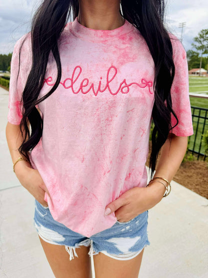 Custom Bow Sided Embroidered Tee