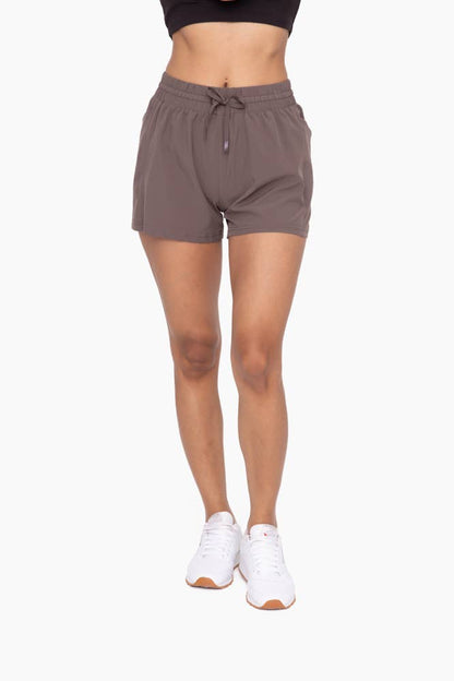 Drawstring Pocket Athleisure Shorts