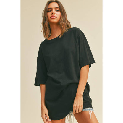 Blank Overfitted Tee: TAN / M