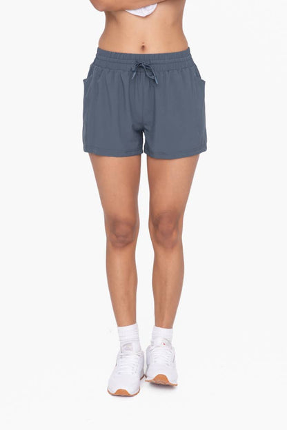 Drawstring Pocket Athleisure Shorts