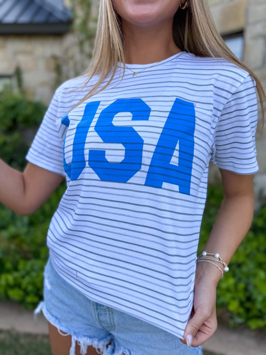 USA Stripe Tee