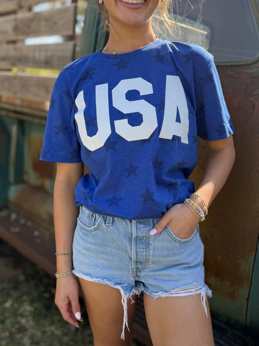 USA Blue Star Tee