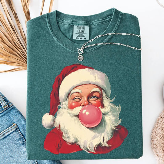 Bubblegum Santa Tee