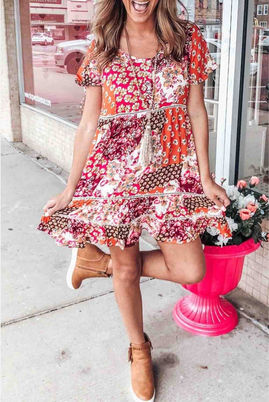 Cherry Blossom Mini Dress