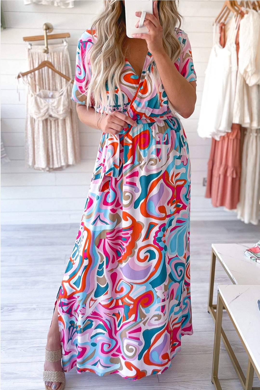 Geo Color Splash Maxi