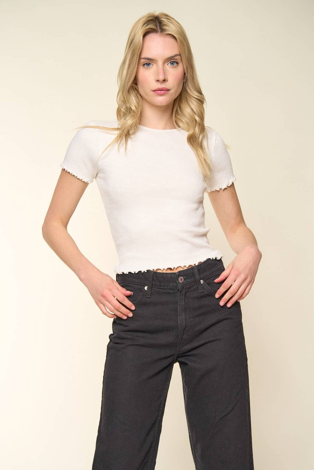 Merrow Edge Crop Tee