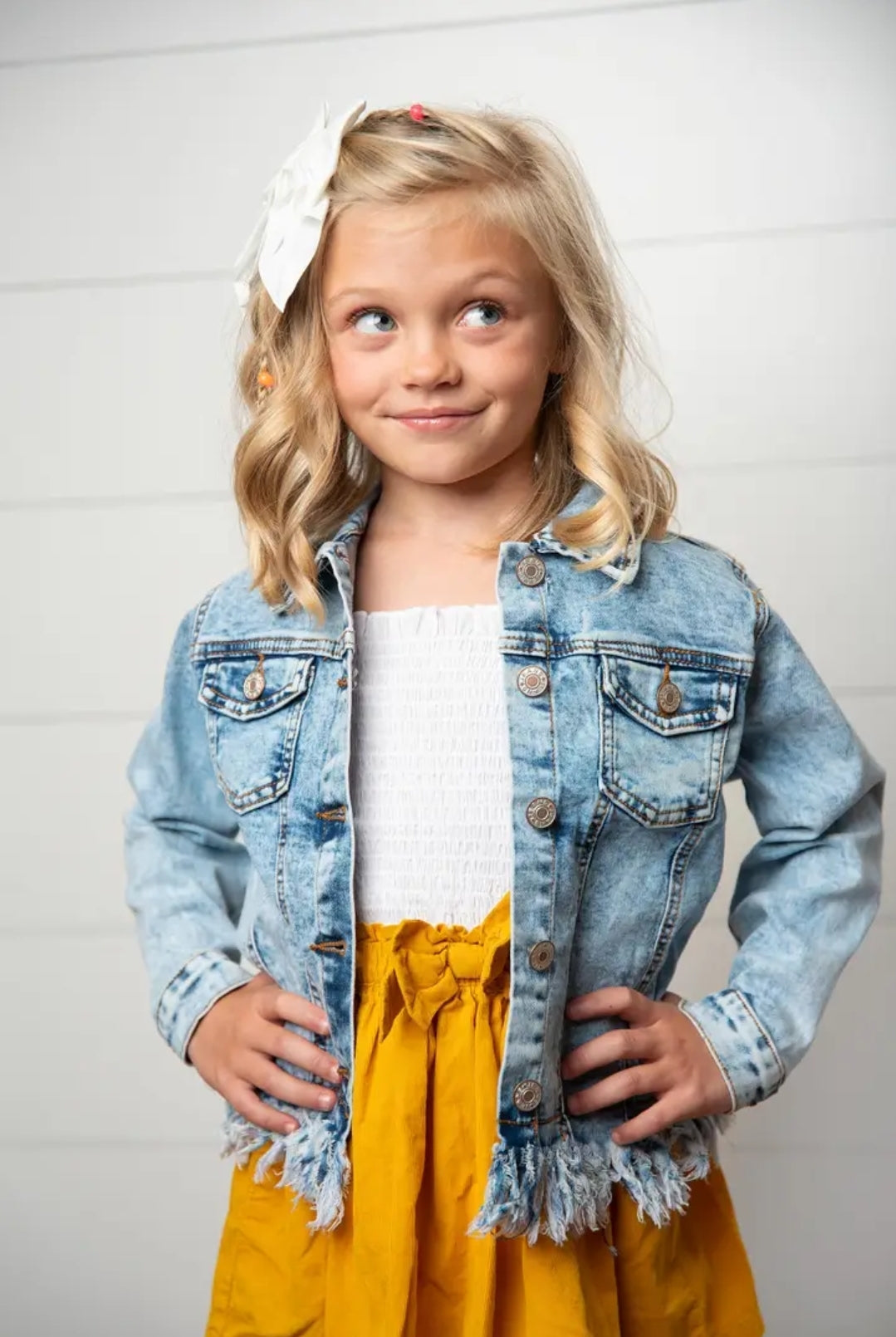 Pippi Fringe Denim Jacket