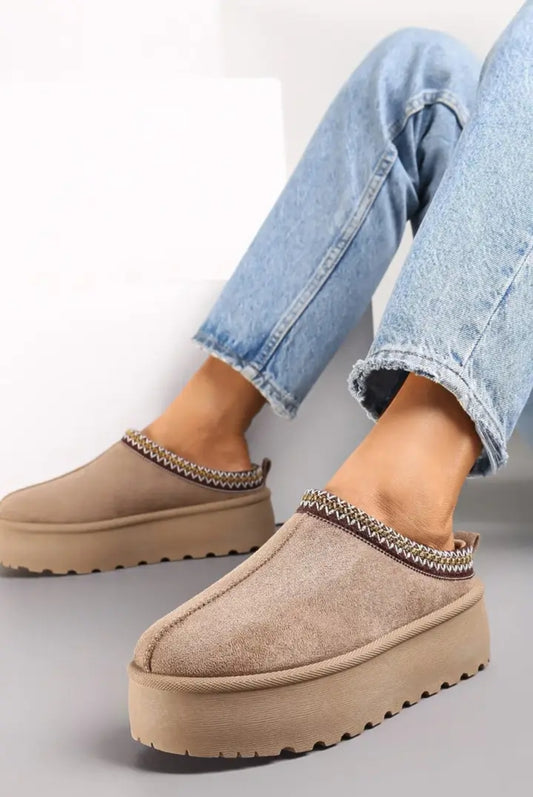Camel Platform Slipon Shoes Reorder