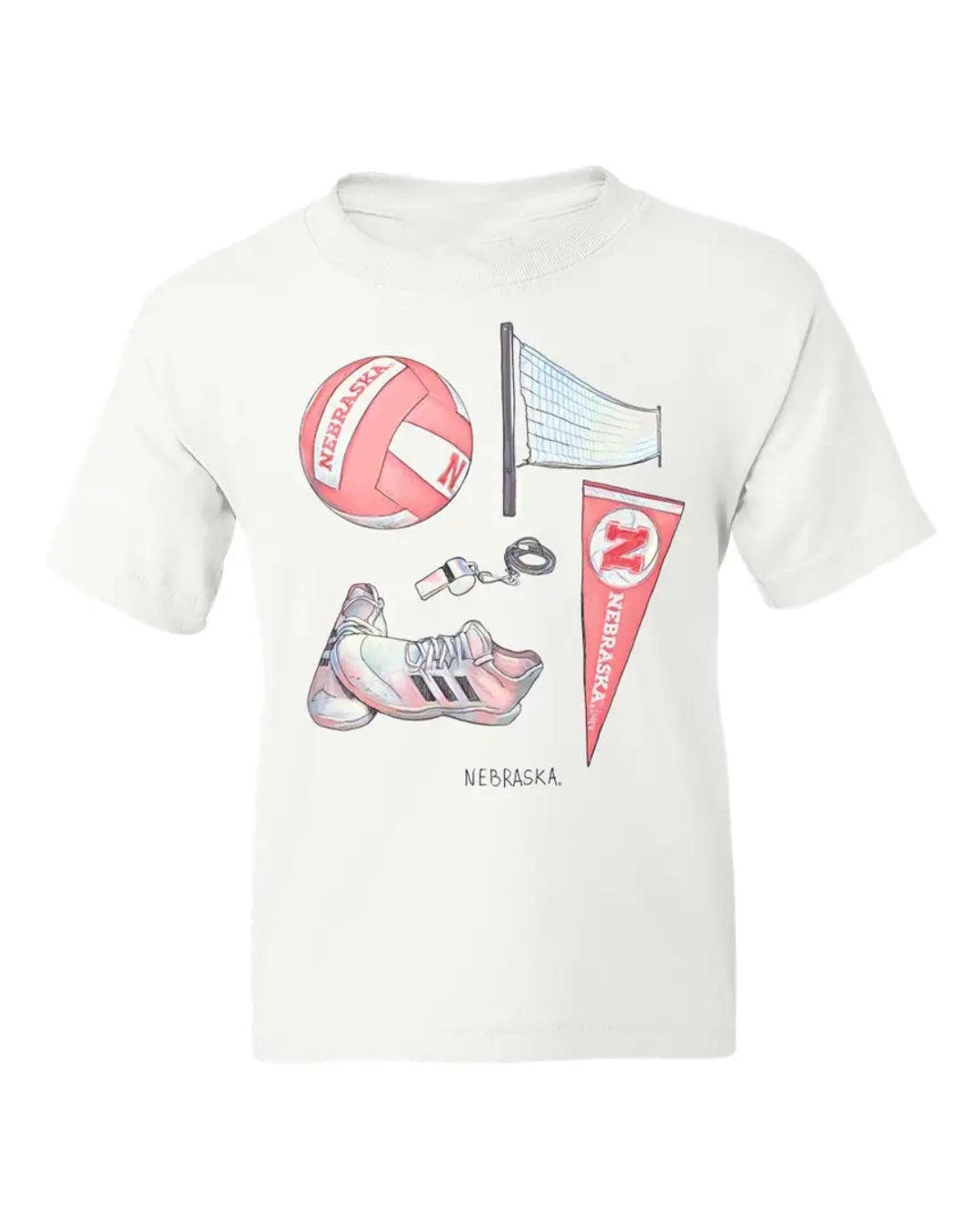 Girl's Volleyball Tee