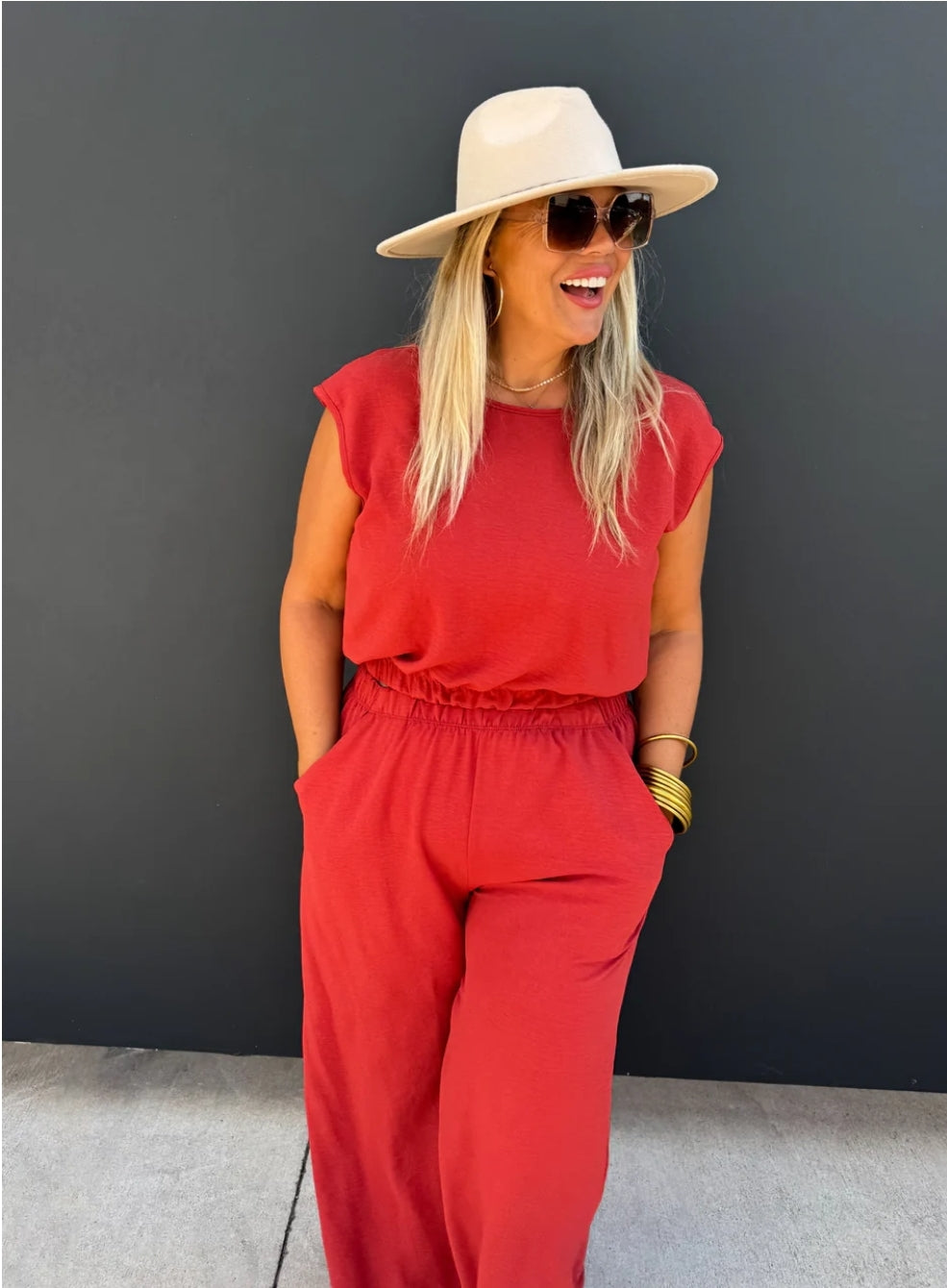 Jessica 2 Piece Set Rust