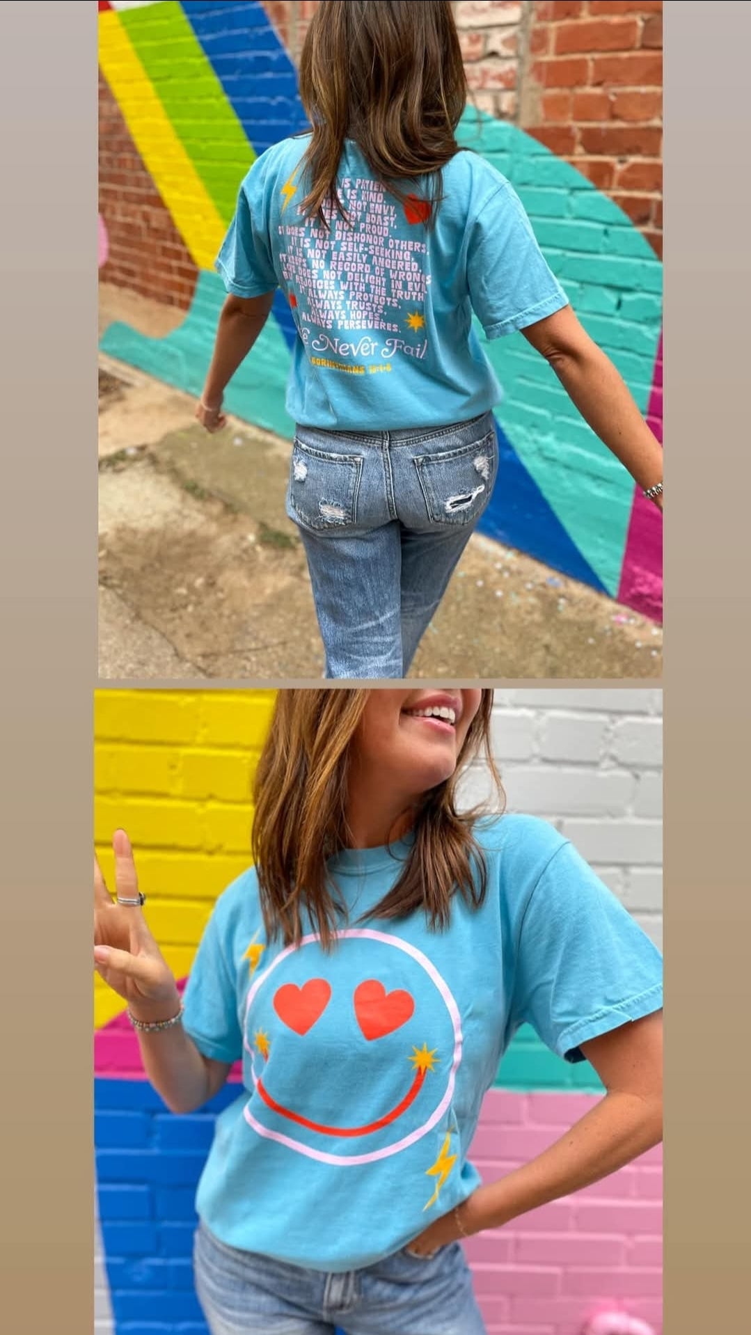 1 Corinthians Smiley Tee