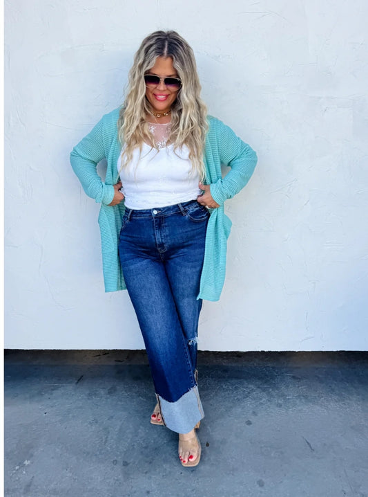 Lola Pretty Pastel Cardi Aqua