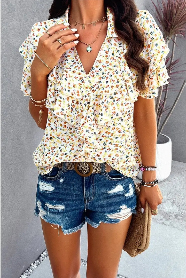 Ditsy Floral Blouse