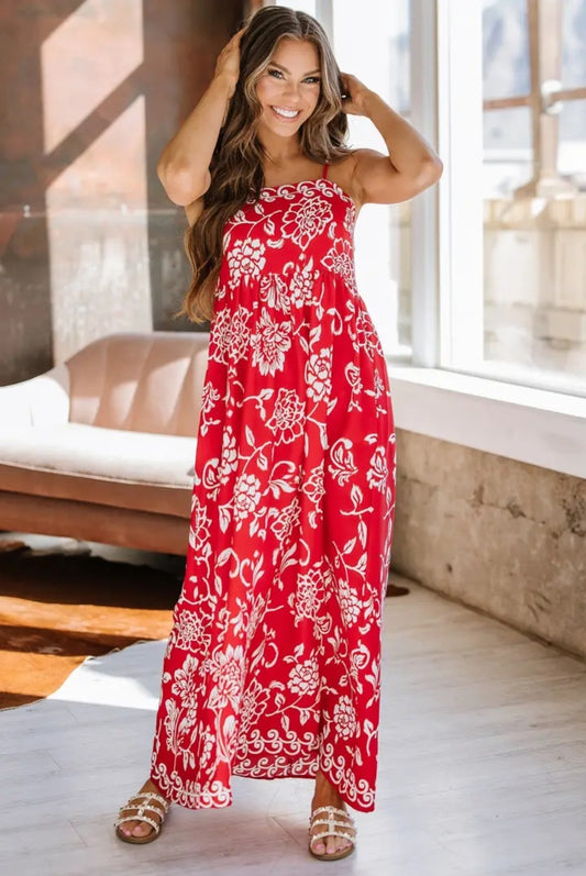 Janie Floral Maxi Dress