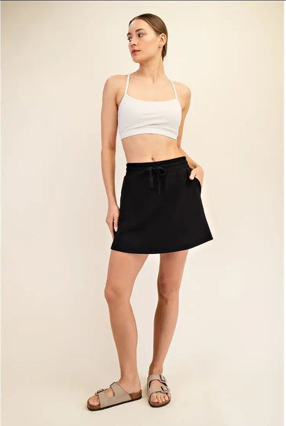 Modal Scuba Skort Black