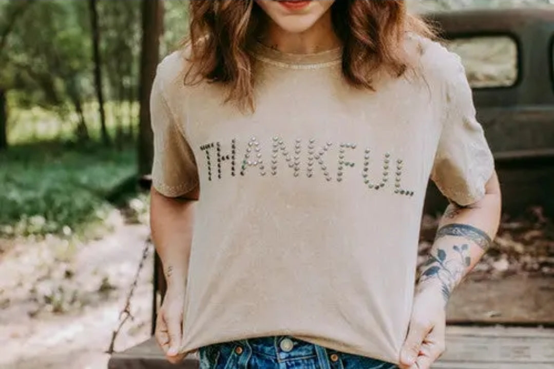 Thankful Studded Tee