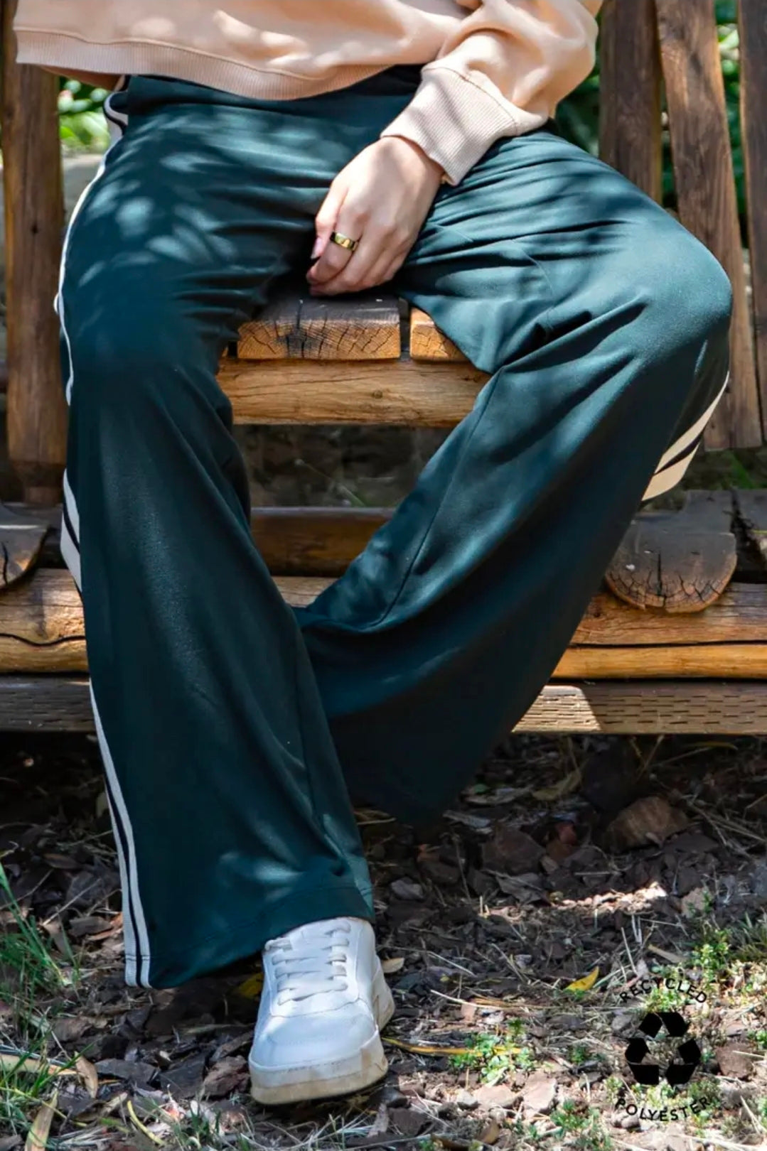 Butter Soft Side Contrast Pants in Navy