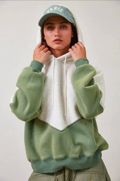 Melange Hoodie Heather/Moss