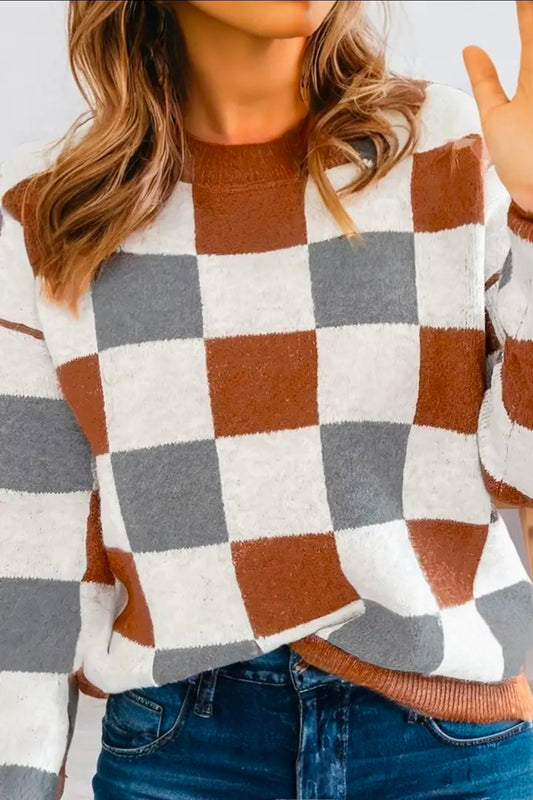 Cassie Colorblock Sweater Plus