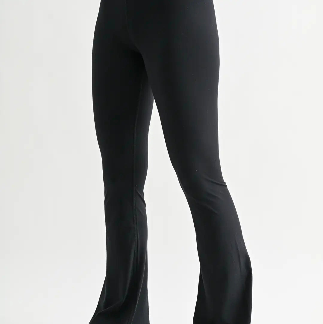 Venice Crossover Yoga Pants Black