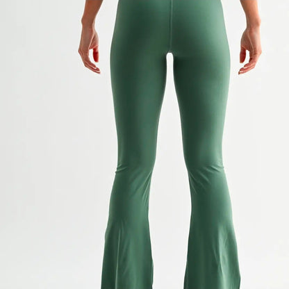 Venice Crossover Yoga Pants Silky Pine