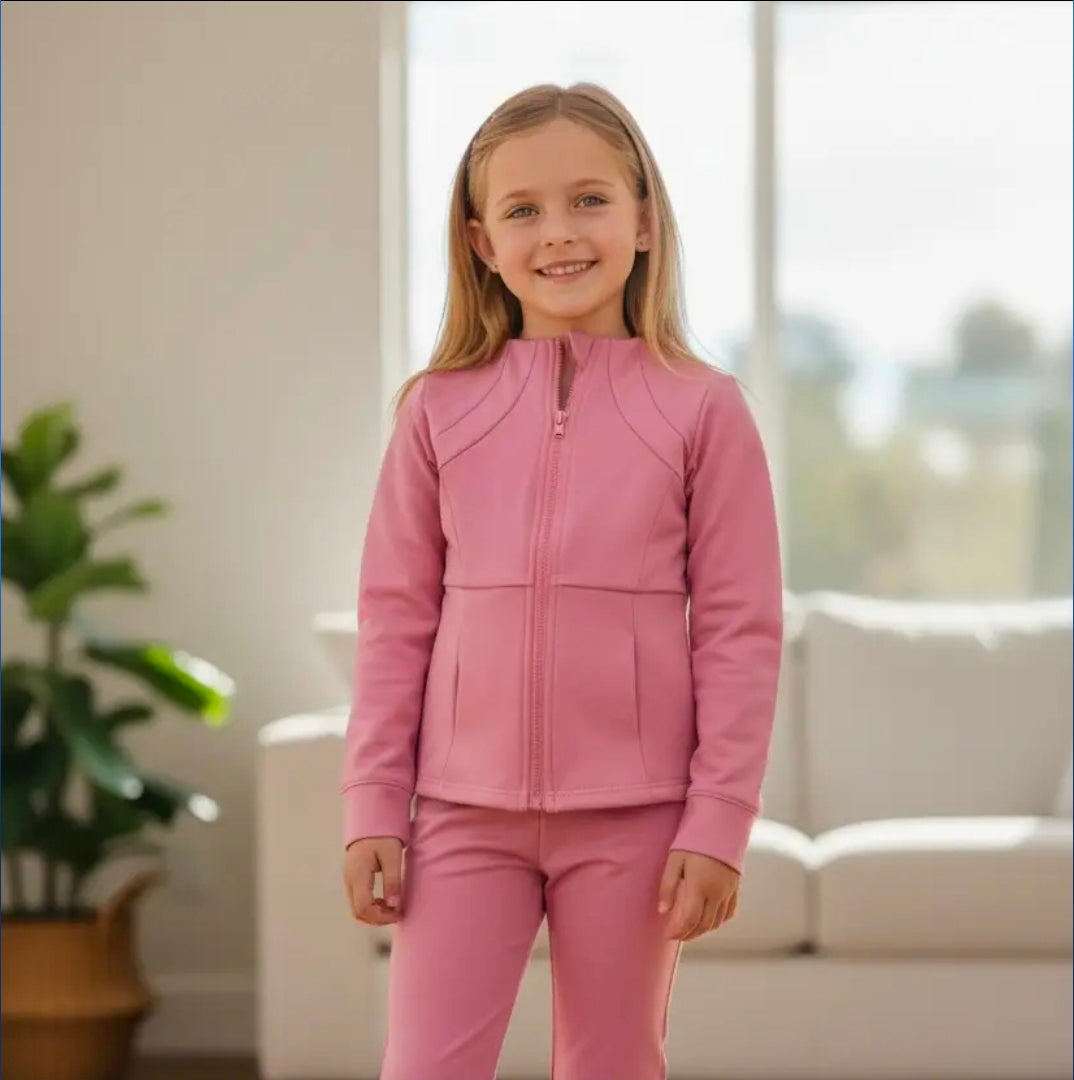 Britt 2 Piece Active Set Rose