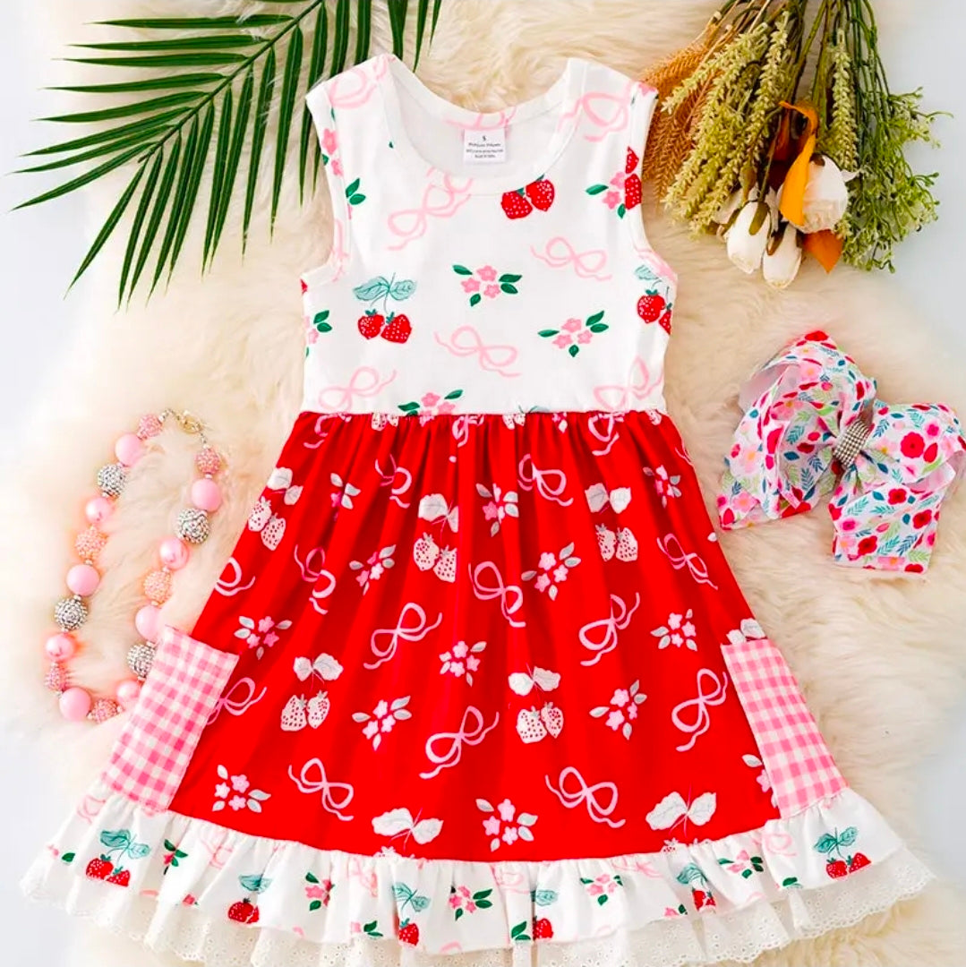 Sweet Strawberry Dress