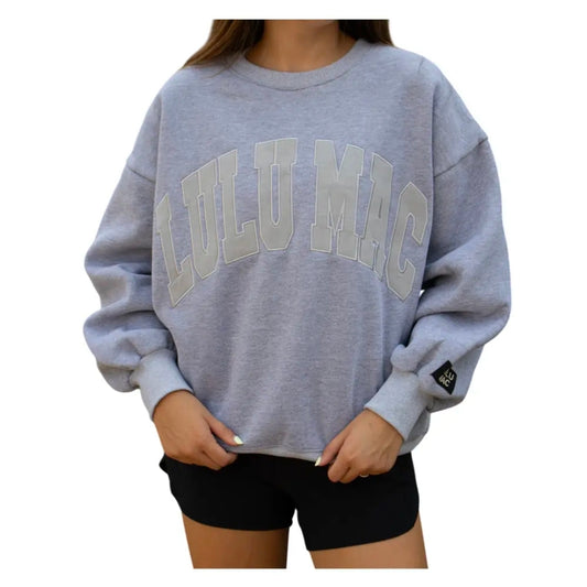 Lulu Mac Crew Gray