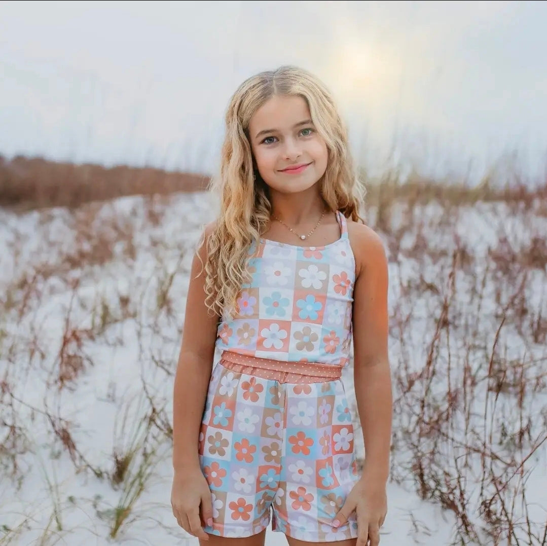 Girl's Flower Power Yoga Set