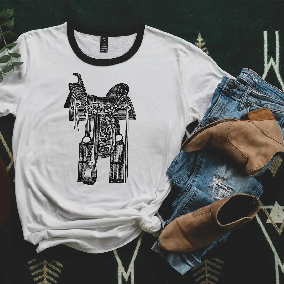 The Saddle Ringer Tee