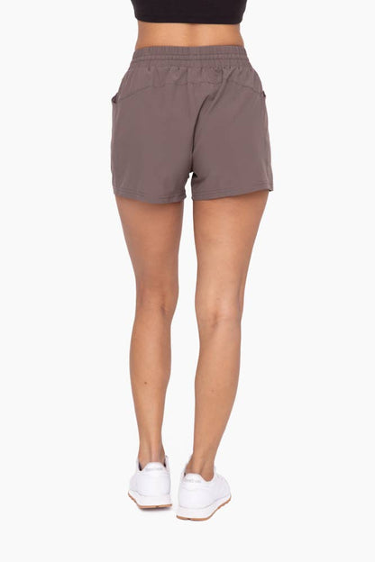 Drawstring Pocket Athleisure Shorts