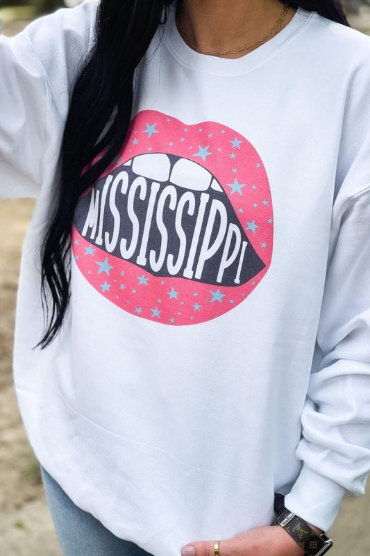 Custom State Mouth Sweatshirt