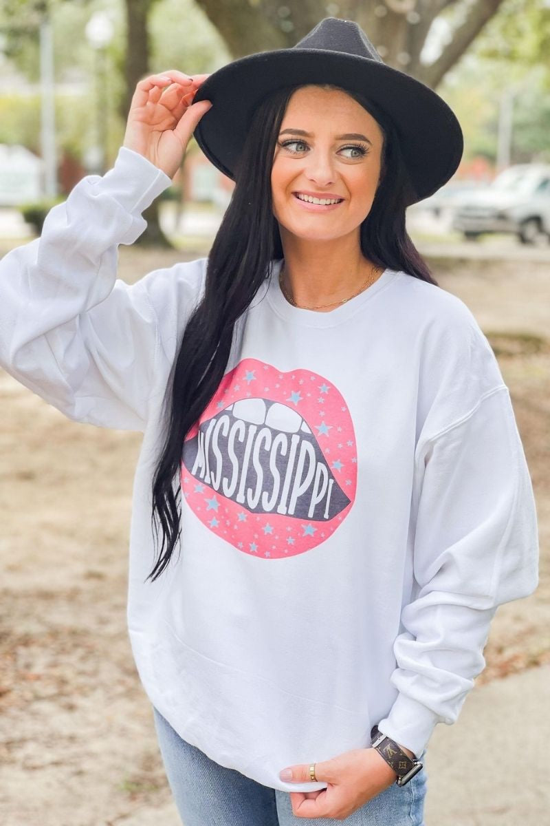 Custom State Mouth Sweatshirt