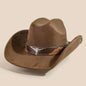 Long Horn Embellished Hat