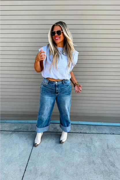 Stevie Capped Sleeve Top