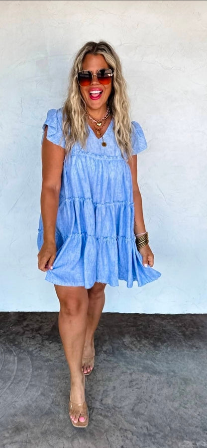 Day Dreaming Ruffle Dress