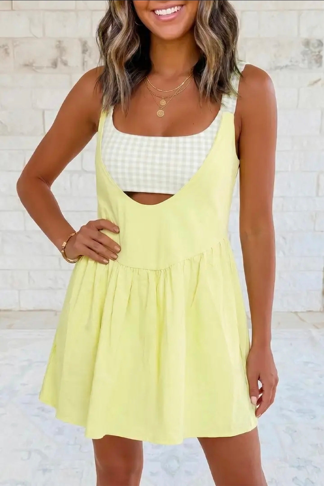 Farrah 2 piece Mini Dress Butter