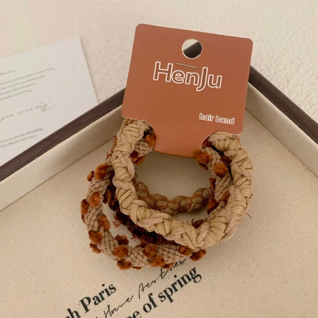 Khaki Hair Ties