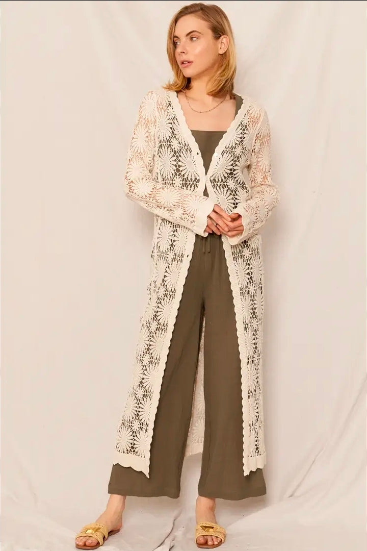 Astrid Crochet Cardigan